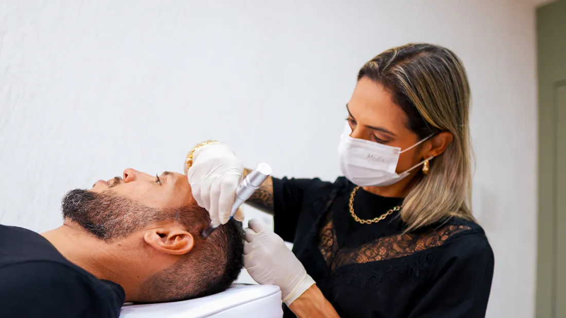 Atendimento na clínica
