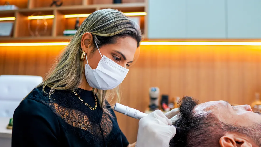 Avaliação e tratamento de pele