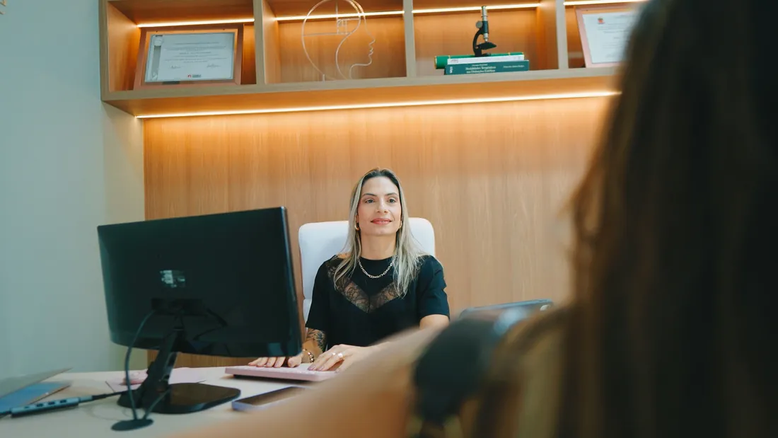Consulta e avaliação com a Dra. Ju